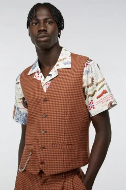 Dodo Houndstooth Vest