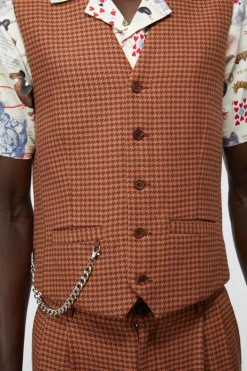 Dodo Houndstooth Vest