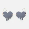 Dripping Heart Glasses