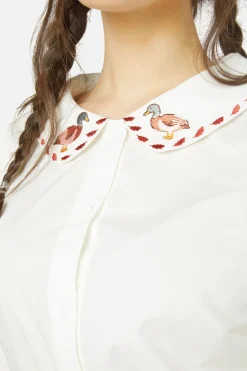 Duck Emb Blouse