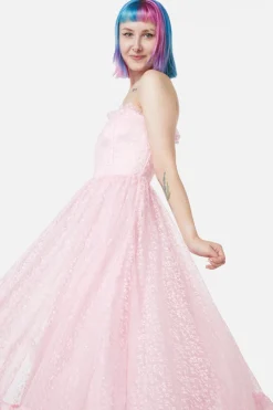 Elina Lace Trim Dress