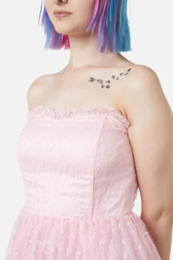 Elina Lace Trim Dress