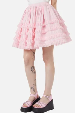 Elina Lace Trim Skirt