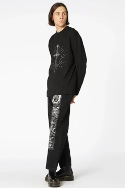 Embroidery Dagger Sweater