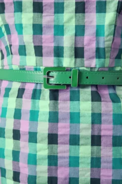 Enamel Buckle Belt