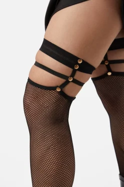 Fishnet Garter Tights