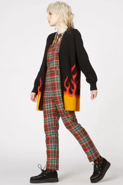 Flame On Oversized Cardi