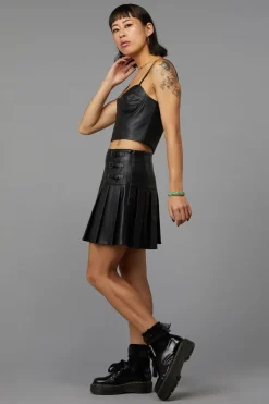 Flamin Embossed Pu Corset