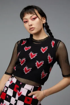 Flamin Hearts Vest
