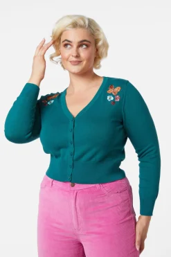 Flora Embroidered Cardi