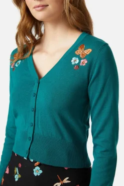 Flora Embroidered Cardi