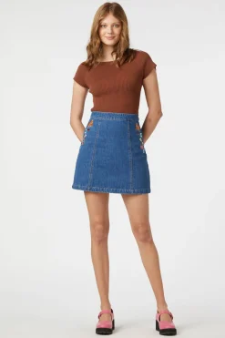 Flora Embroidered Skirt