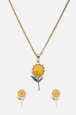 Floral Jewellery Set