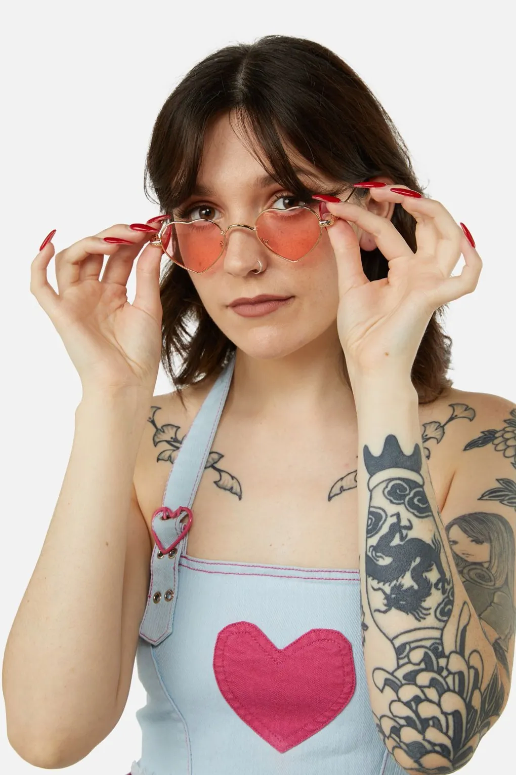 Framed Heart Glasses