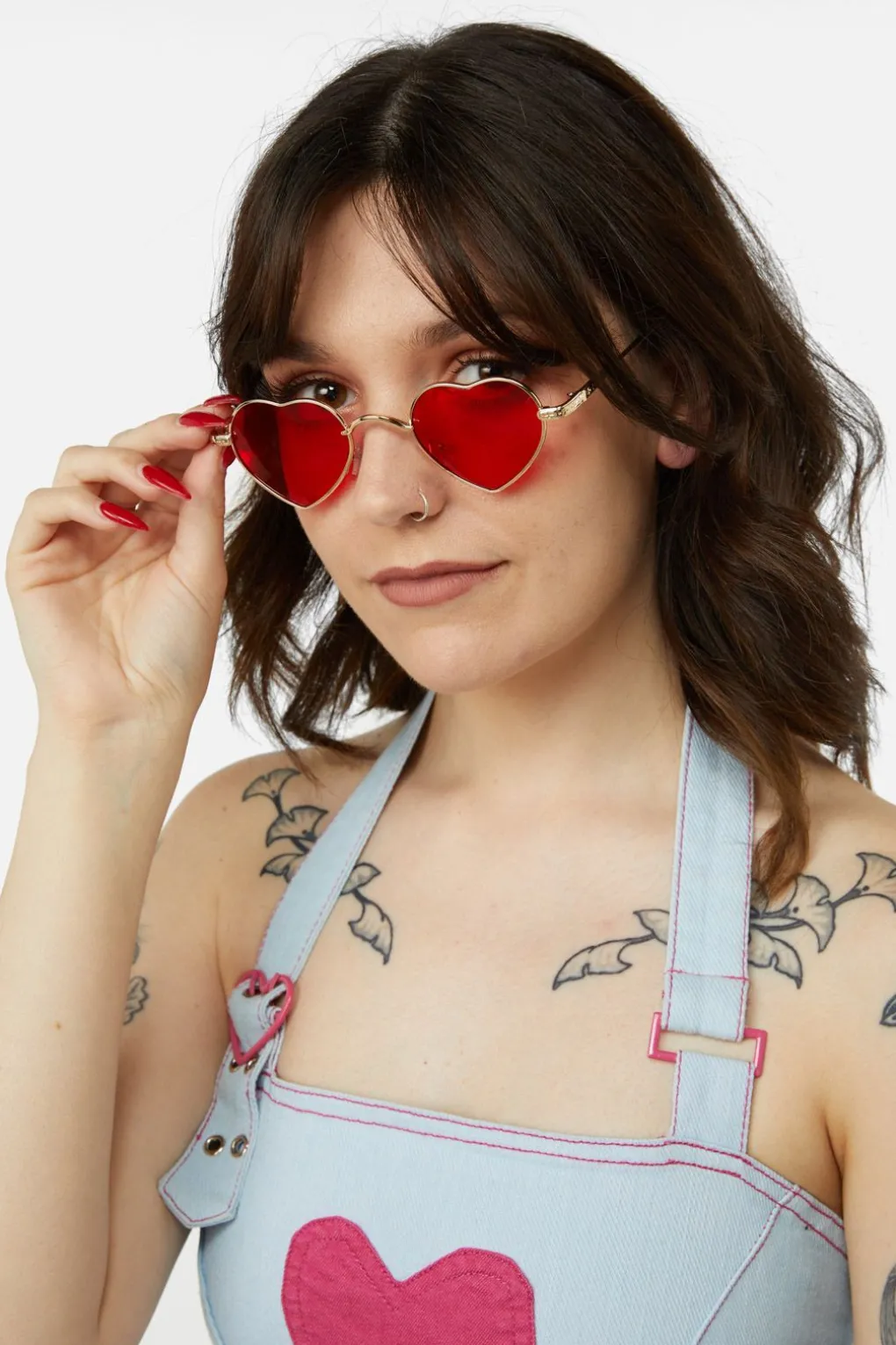 Framed Heart Glasses