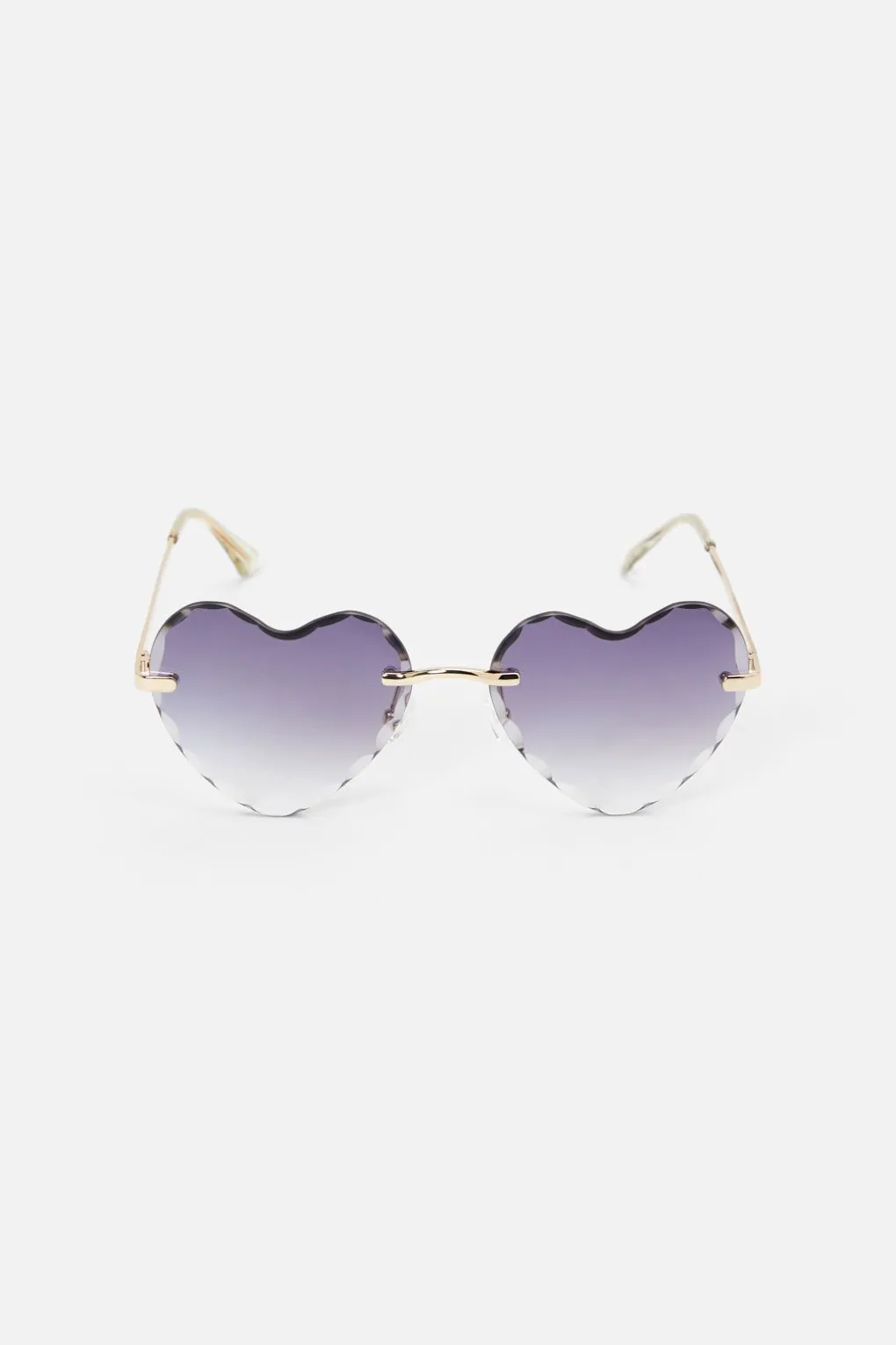 Frameless Heart Sunglasses
