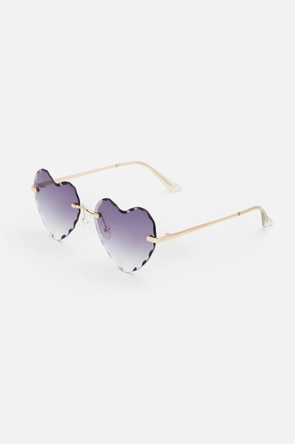 Frameless Heart Sunglasses