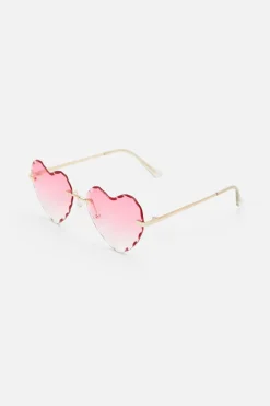 Frameless Heart Sunglasses