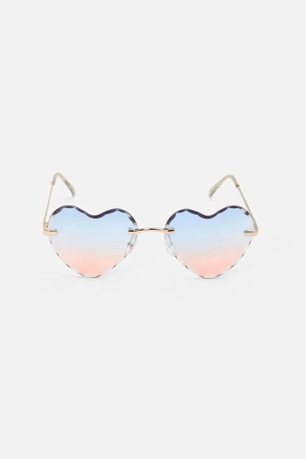 Frameless Heart Sunglasses