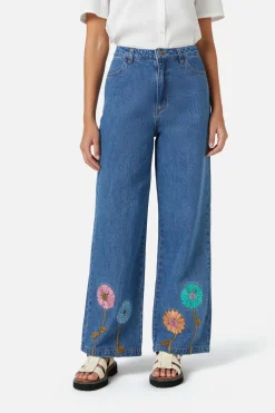 Fresh Blooms Emb Jean