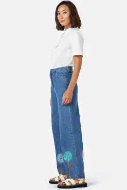 Fresh Blooms Emb Jean