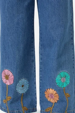 Fresh Blooms Emb Jean