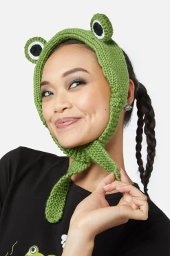 Frog Knitted Headband