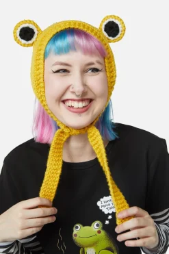 Frog Knitted Headband