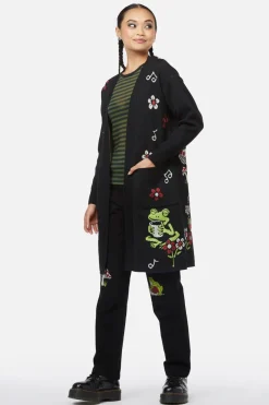 Froggy Picnic Cardigan