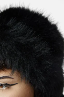 Fuzzy Faux Fur Hat