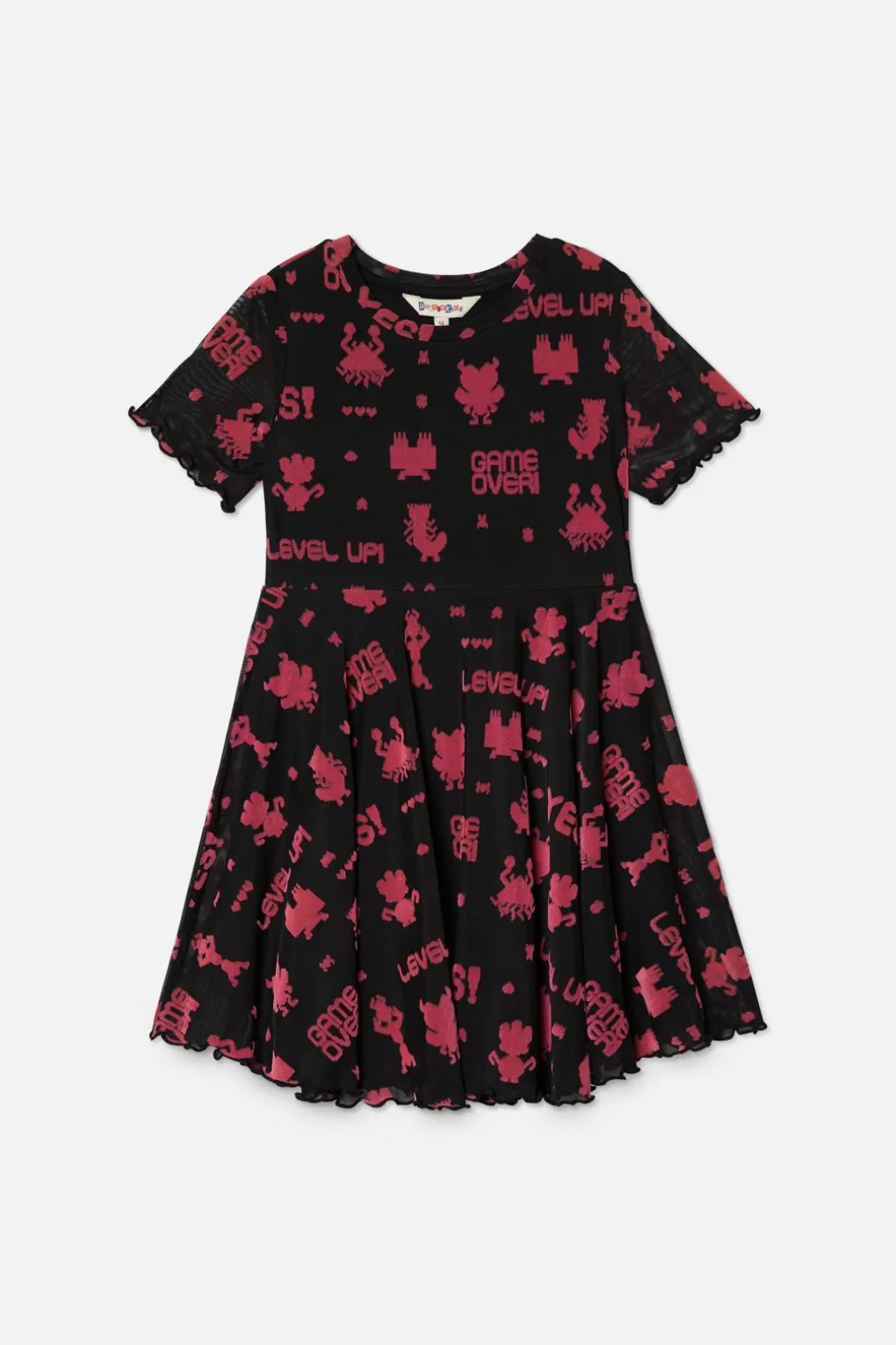 Game Over Kids Mesh Dress