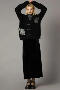 Gargoyle Embroidered Cardi
