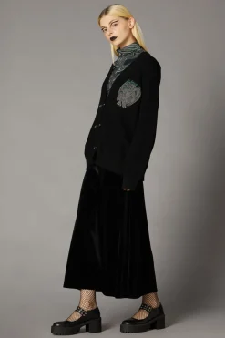 Gargoyle Embroidered Cardi