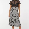Geo Midi Skirt