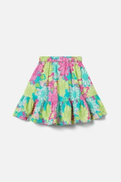 Giant Flowers Kids Skirt
