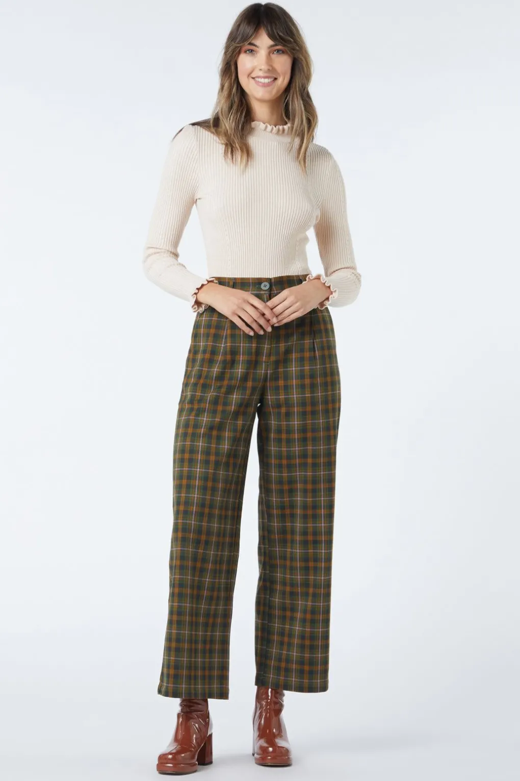 Ginger Check Pant