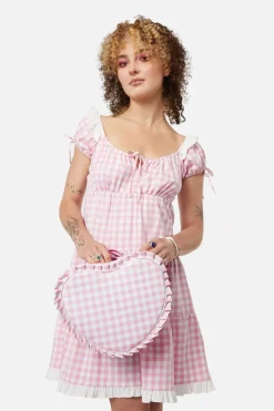 Gingham Heart Backpack