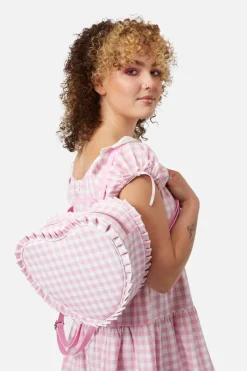 Gingham Heart Backpack