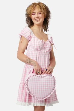 Gingham Heart Backpack