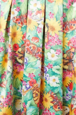 Glade Satin Midi Skirt