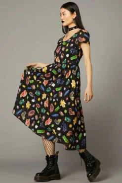 Glorious Geodes Goth Dress