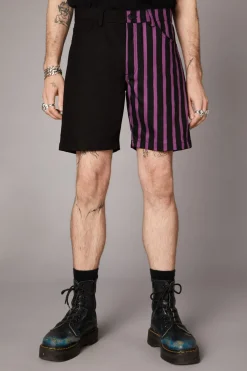 Goth Stripe Contrast Short