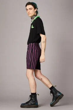 Goth Stripe Contrast Short