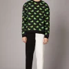 Green Ghost Goth Sweater