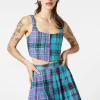 Grinning Tartan Corset
