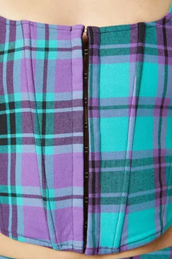 Grinning Tartan Corset