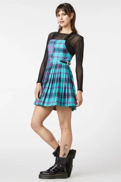 Grinning Tartan Pinafore