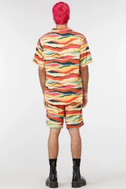 Grounded Satin Ss Shirt