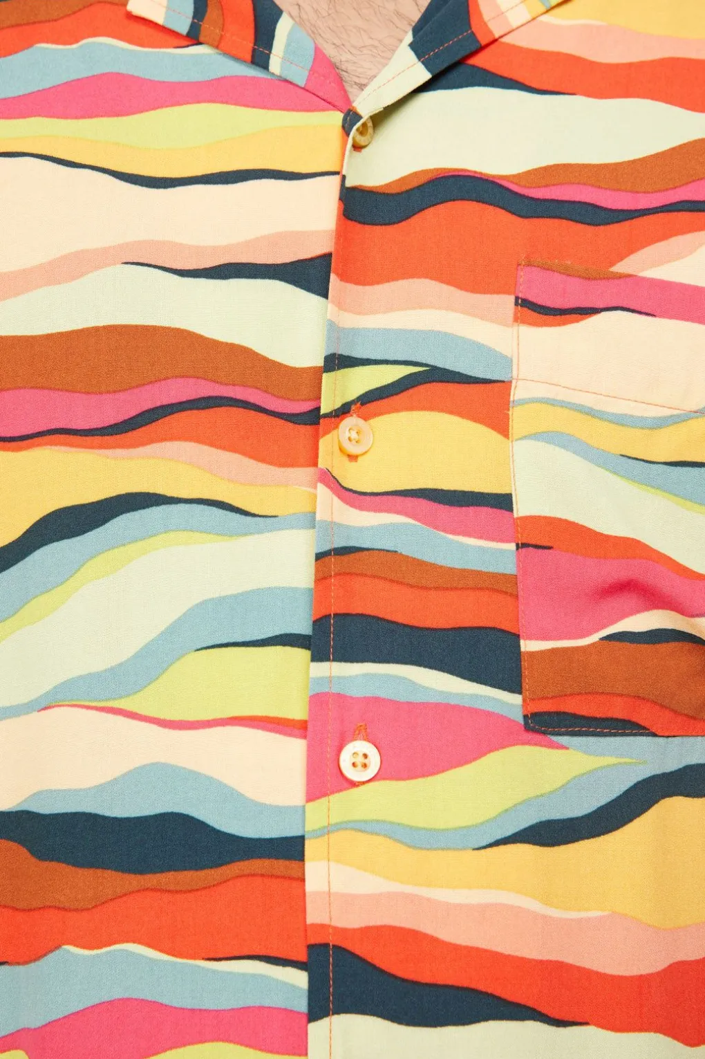 Grounded Satin Ss Shirt