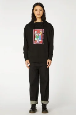 Grunge Printed Hoodie